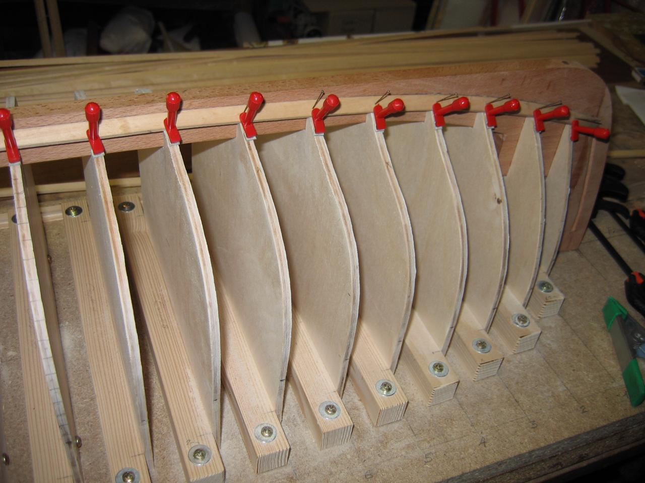Construction de la chaloupe Brienz