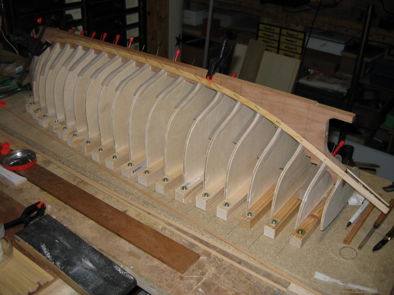 Construction de la chaloupe Brienz