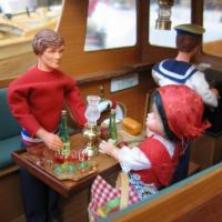Une table bien garnie pour la croisière