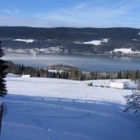 Lac de joux gelé