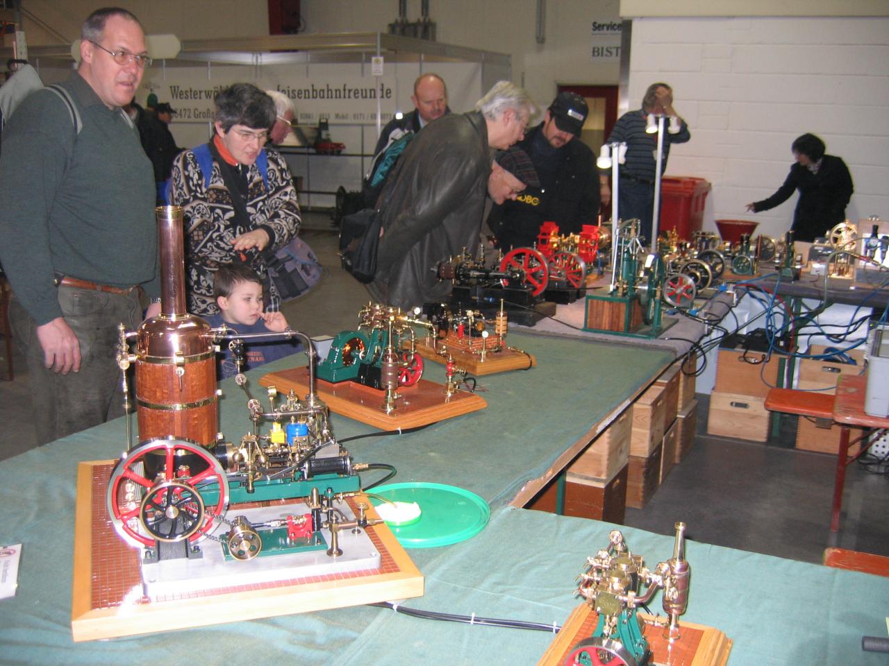 Stand de machines statiques