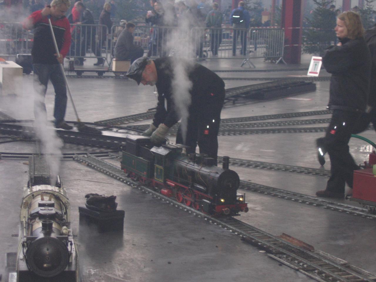 Locomotive en chauffe