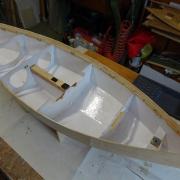 Intérieur peint en blanc